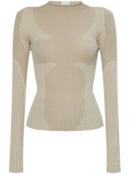 Fine Ribbed Long Sleeves