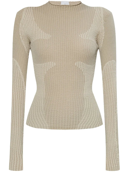 Fine Ribbed Long Sleeves