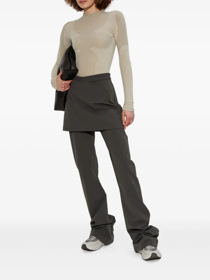 Fine Ribbed Long Sleeves