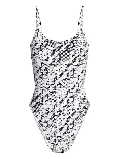 Animal-Print Swimsuit