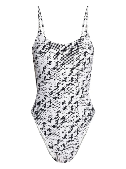 Animal-Print Swimsuit