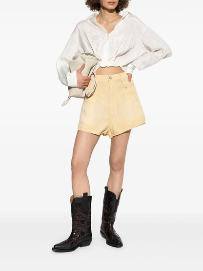 Gathered-Detail Shirt