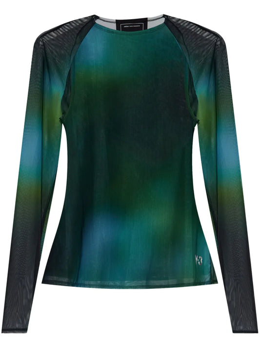Gradient Long-Sleeve Top