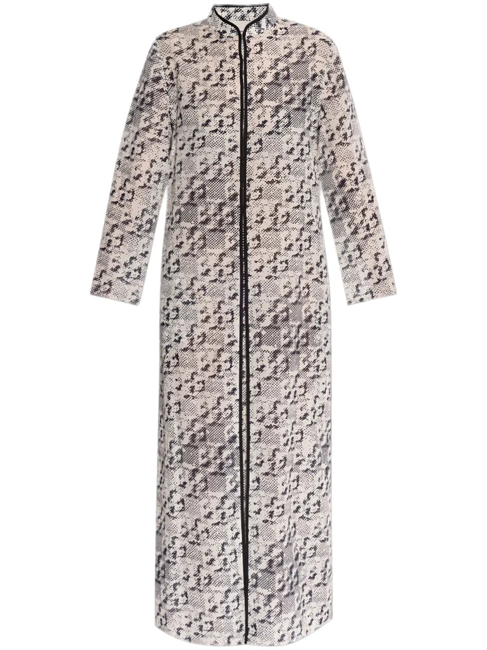 Patterned Midi Dress