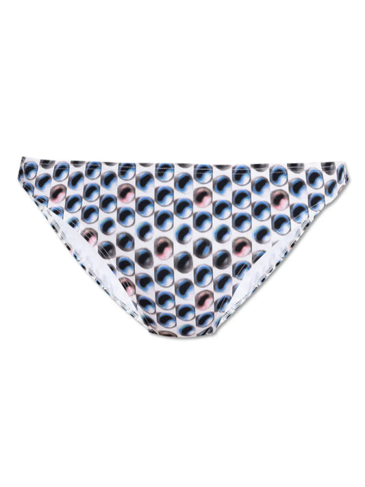 Eye-Print Bikini Bottoms