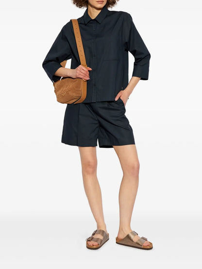 High-Rise Tailored Shorts