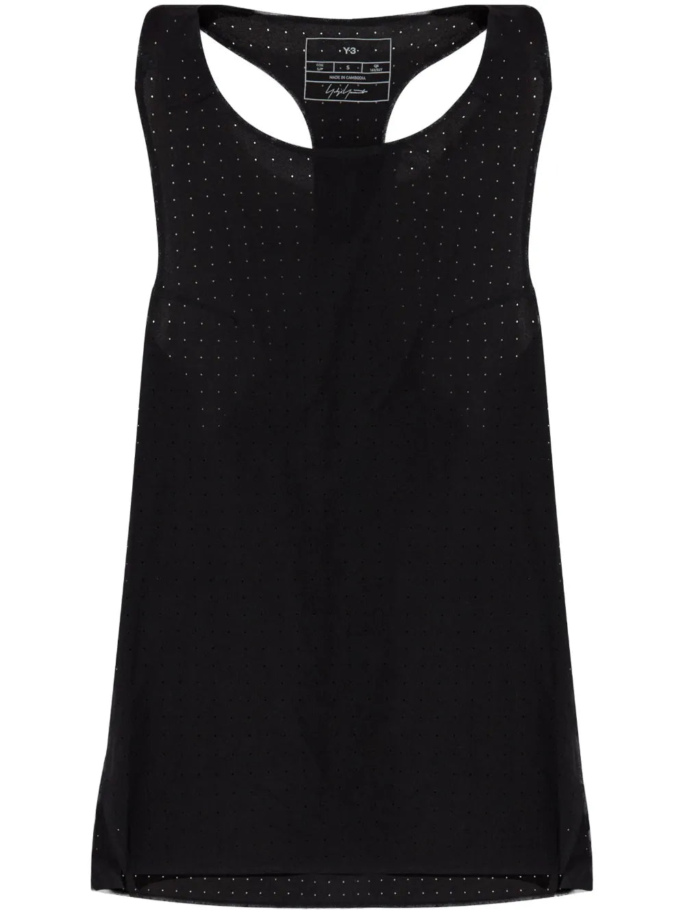 Perforated-Detail Tank Top