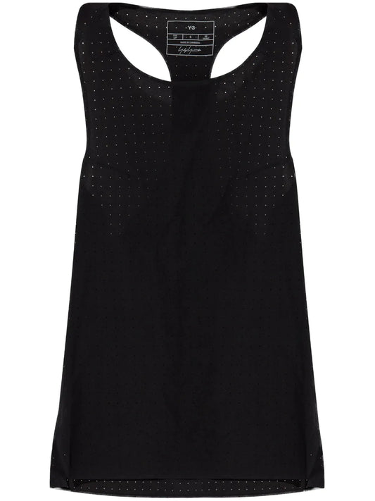 Perforated-Detail Tank Top
