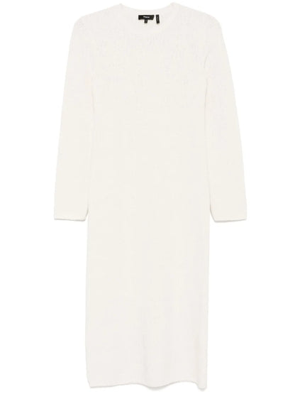 Bouclé Midi Dress