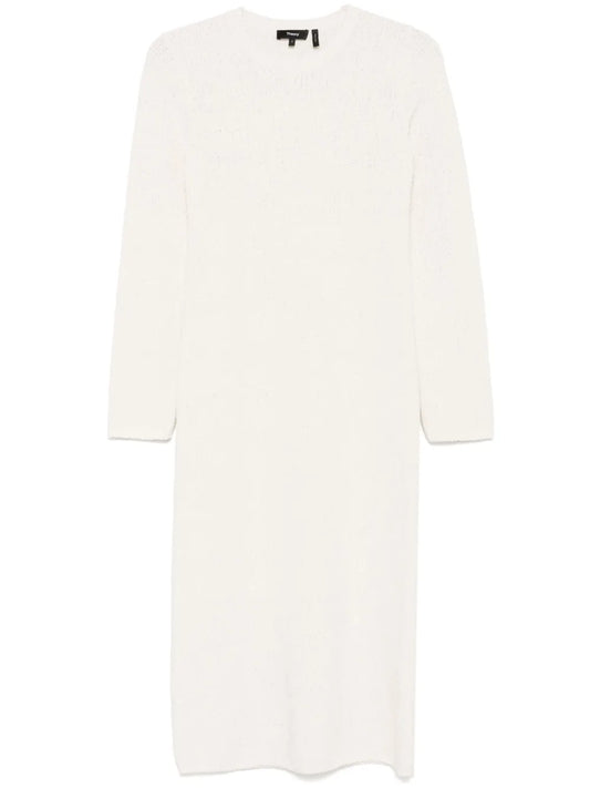 Bouclé Midi Dress