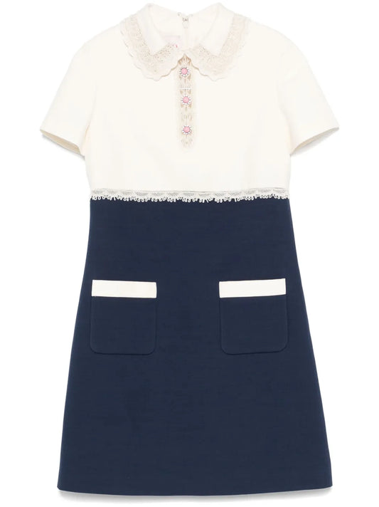 Colourblock Mini Dress
