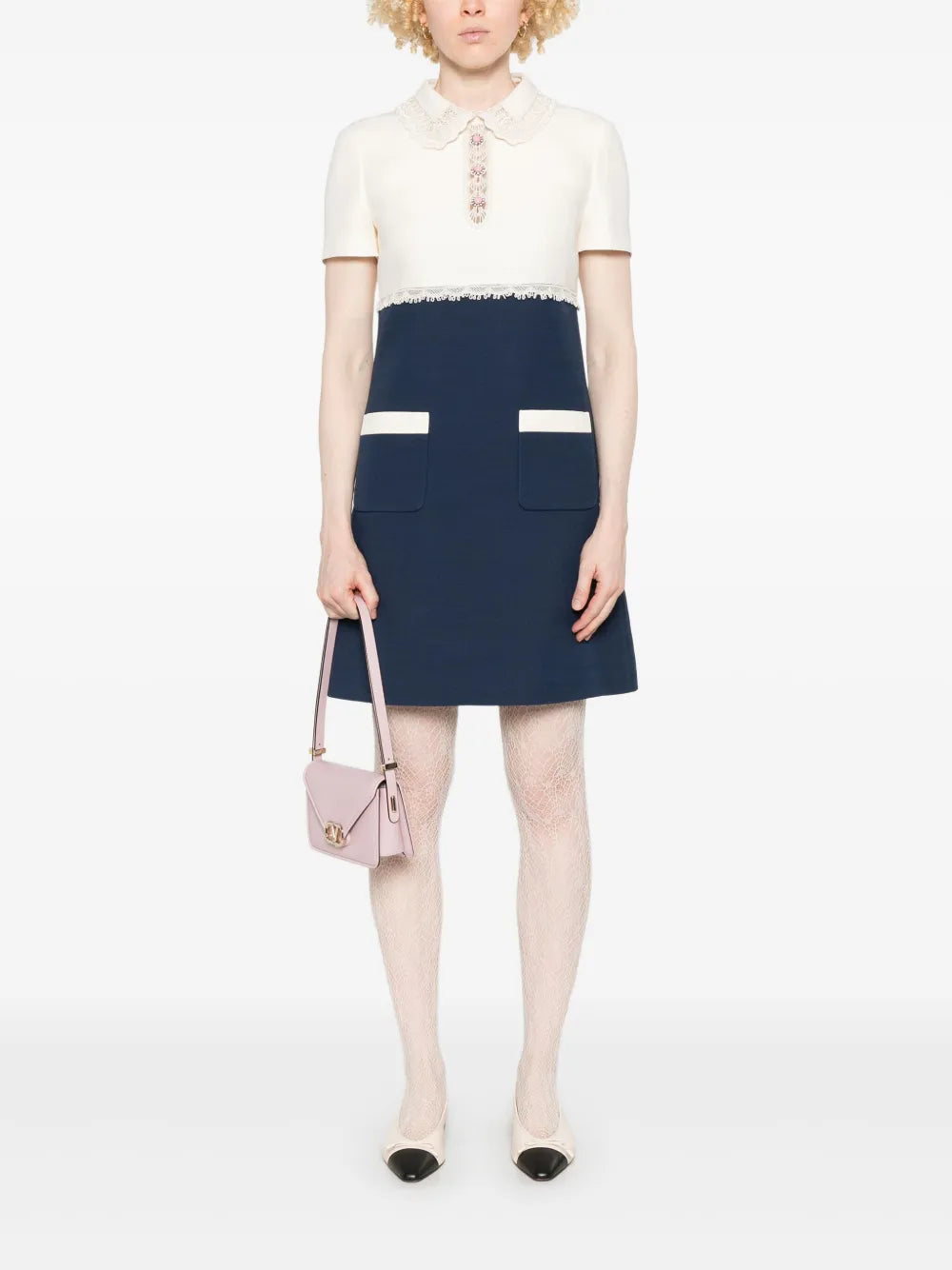 Colourblock Mini Dress