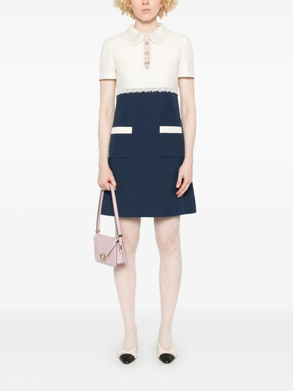 Colourblock Mini Dress
