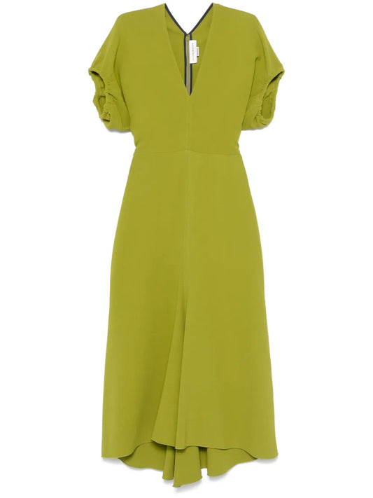 Crepe Midi Dress