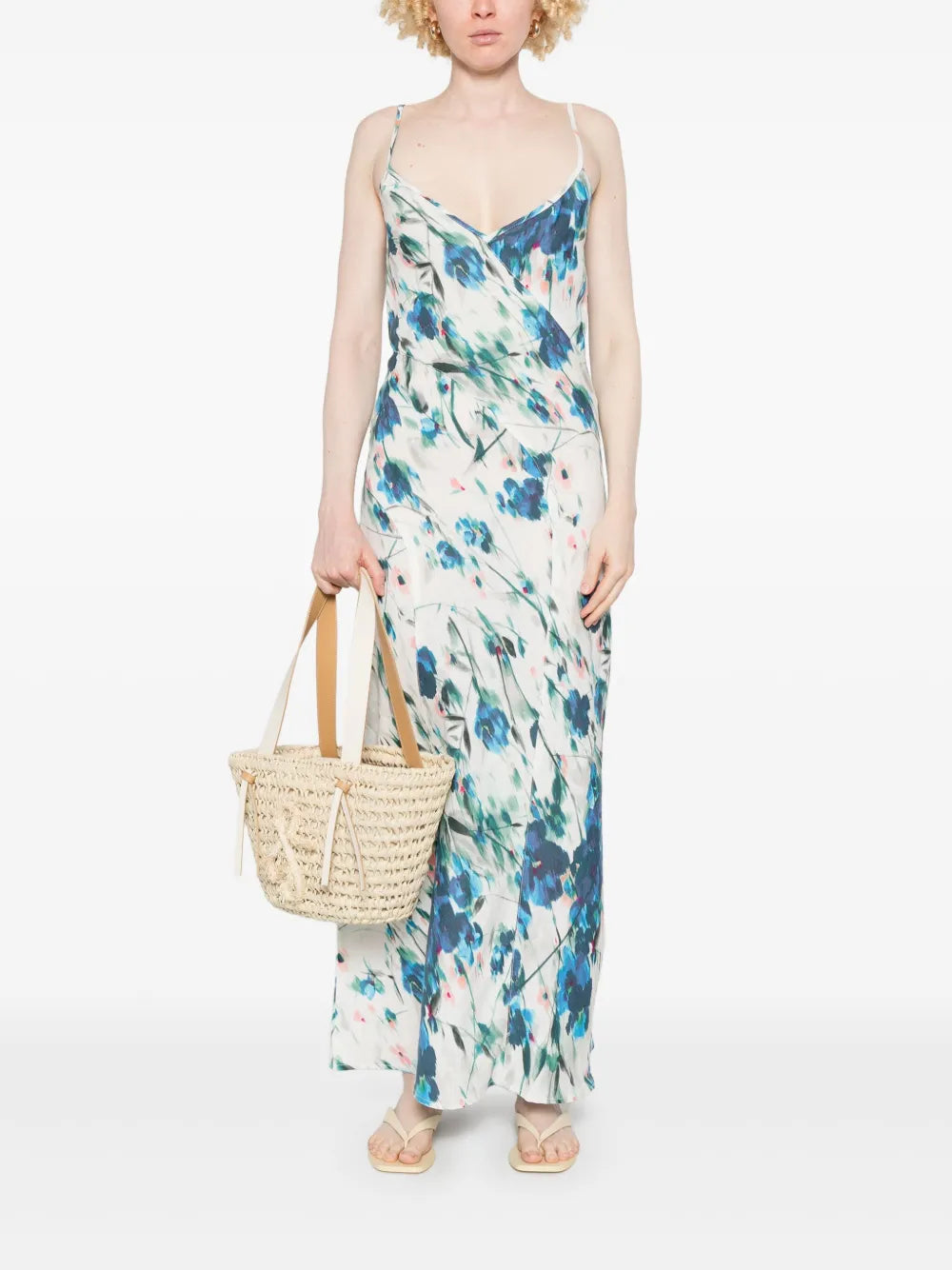 Floral-Print Maxi Dress
