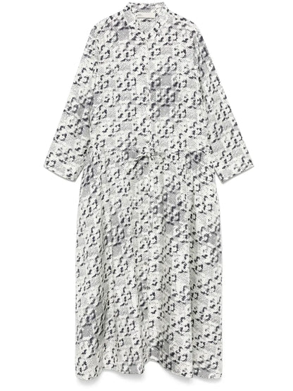 Printed Midi Dress