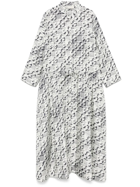 Printed Midi Dress