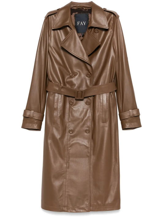 Leather Trench Coat