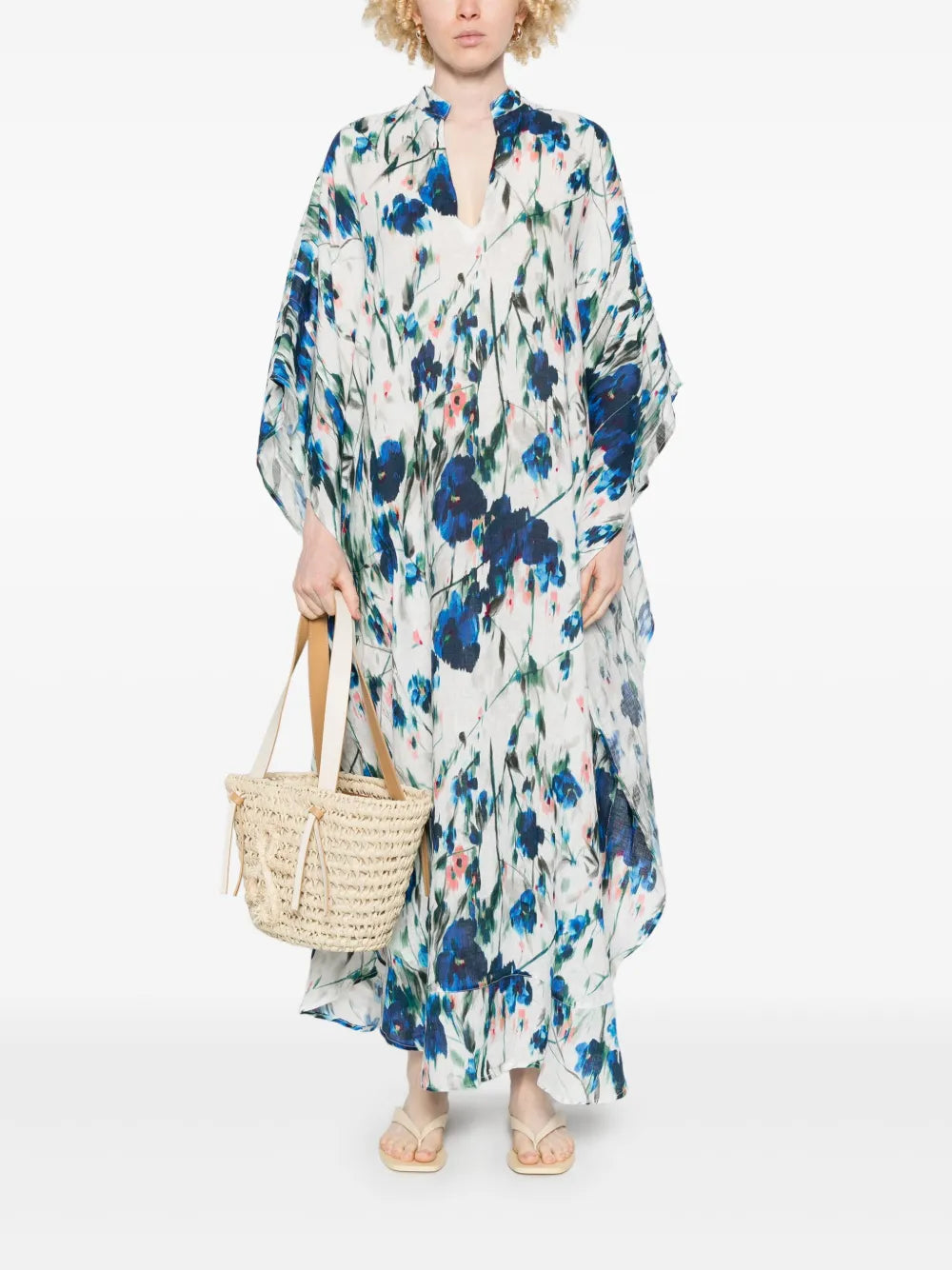 Floral-Print Maxi Dress