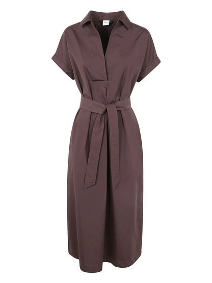 Poplin Midi Dress