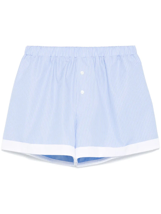 Pinstriped Shorts