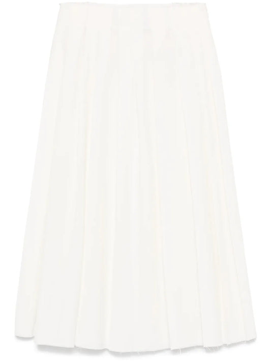 Pleated Midi Skirt