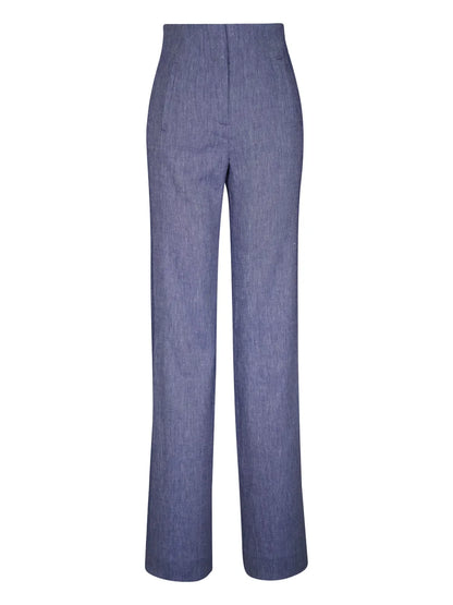 Straight-Leg Trousers