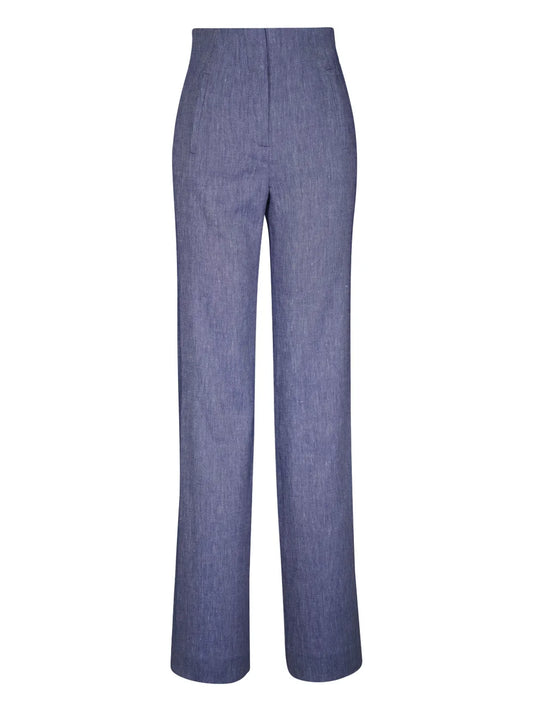 Straight-Leg Trousers