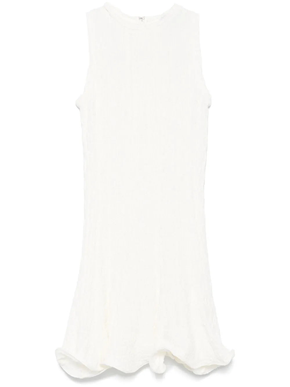 Textured-Finish Mini Dress