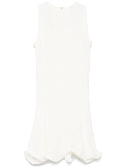 Textured-Finish Mini Dress