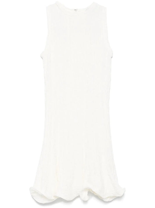 Textured-Finish Mini Dress