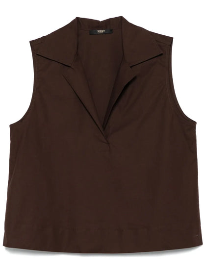 Poplin Sleeveless Top