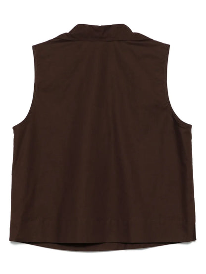 Poplin Sleeveless Top