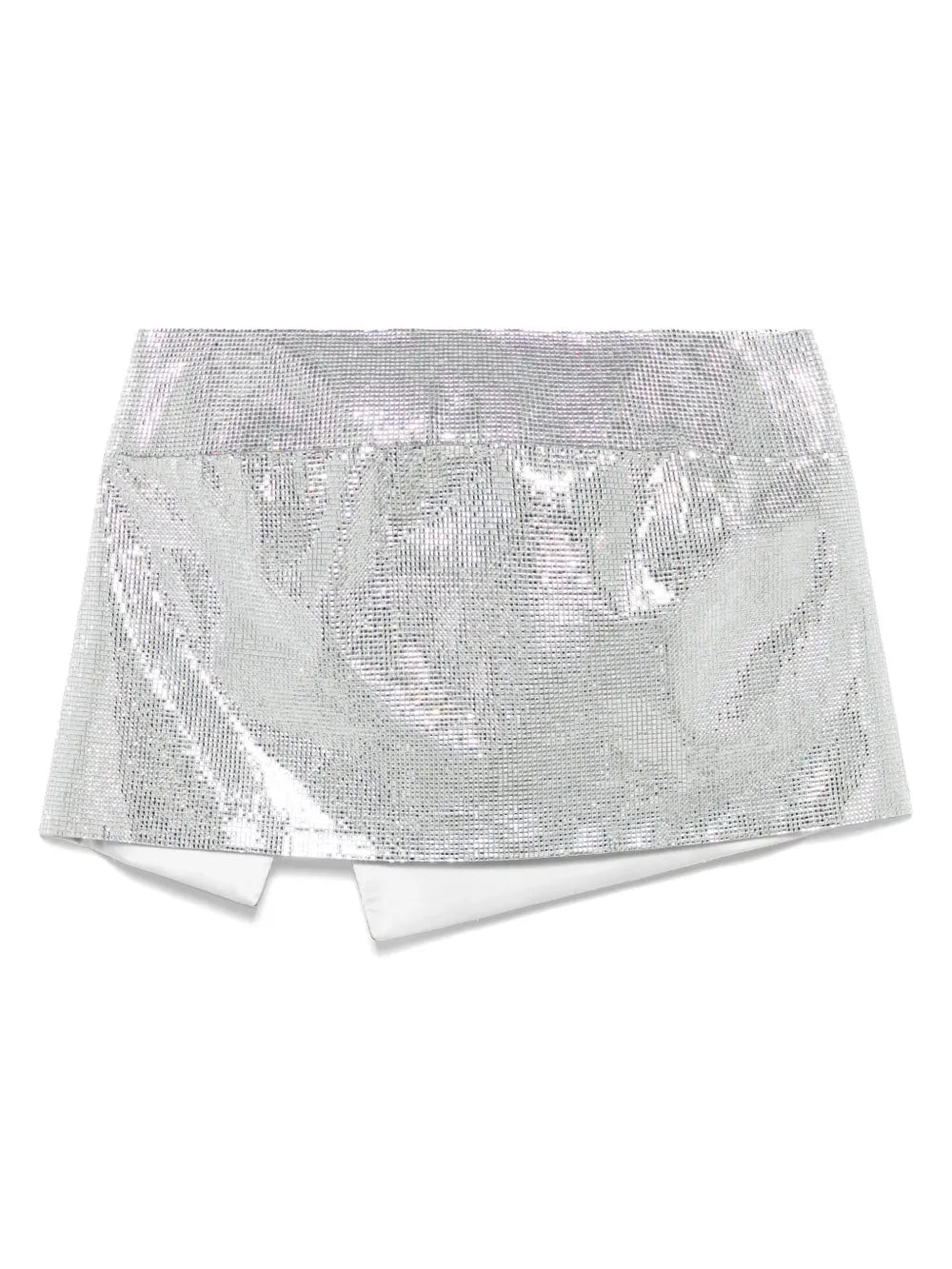 Barcode Mirror Mini Skirt