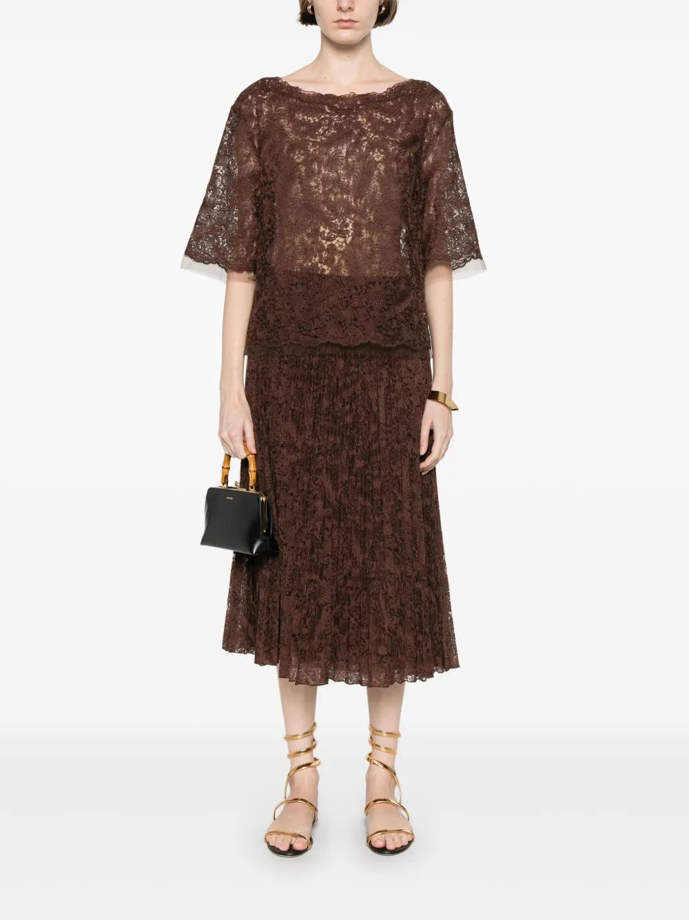 Lace Midi Skirt