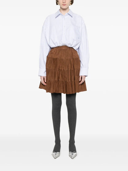 Suede Mini Skirt