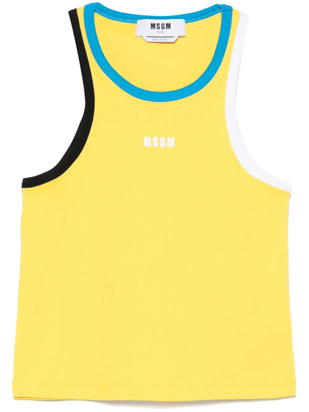 Contrast-Trim Tank Top