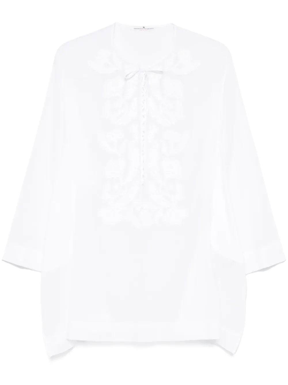 Patch-Detail Mini Dress
