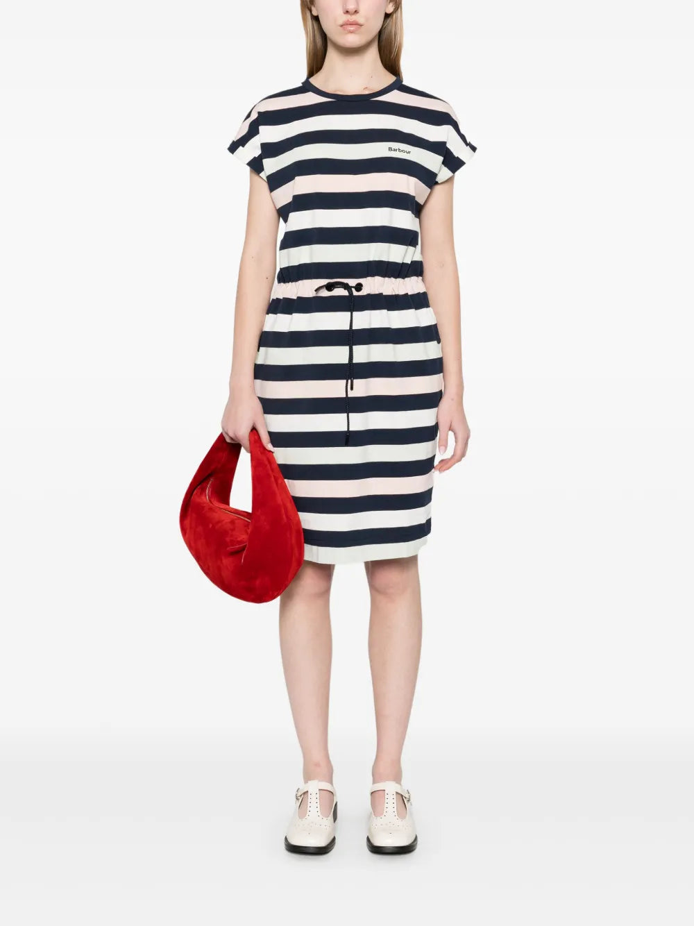 Marloes Stripe Midi Dress