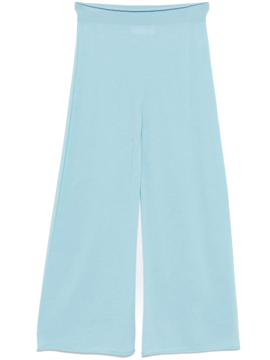 Fine-Knit Palazzo Pants