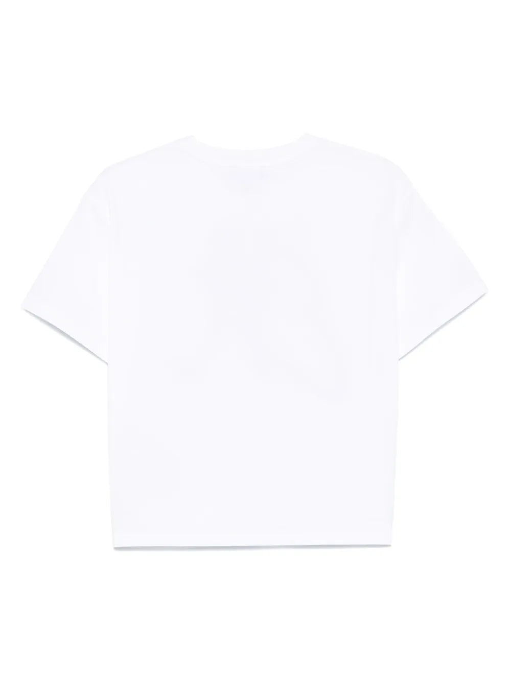 Lurex-Logo Cotton T-Shirt