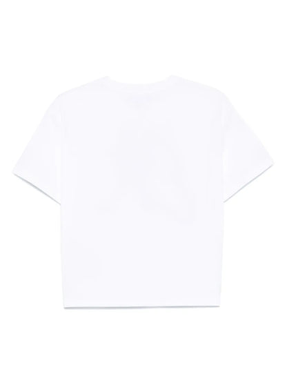 Lurex-Logo Cotton T-Shirt