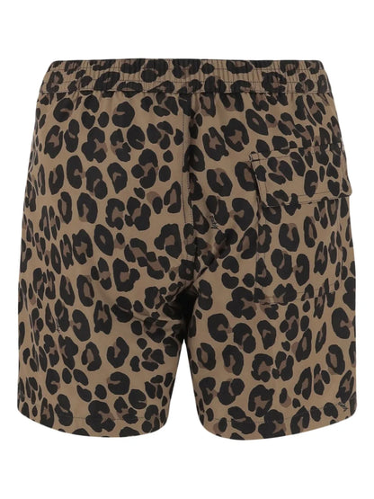 Leopard-Print Shorts