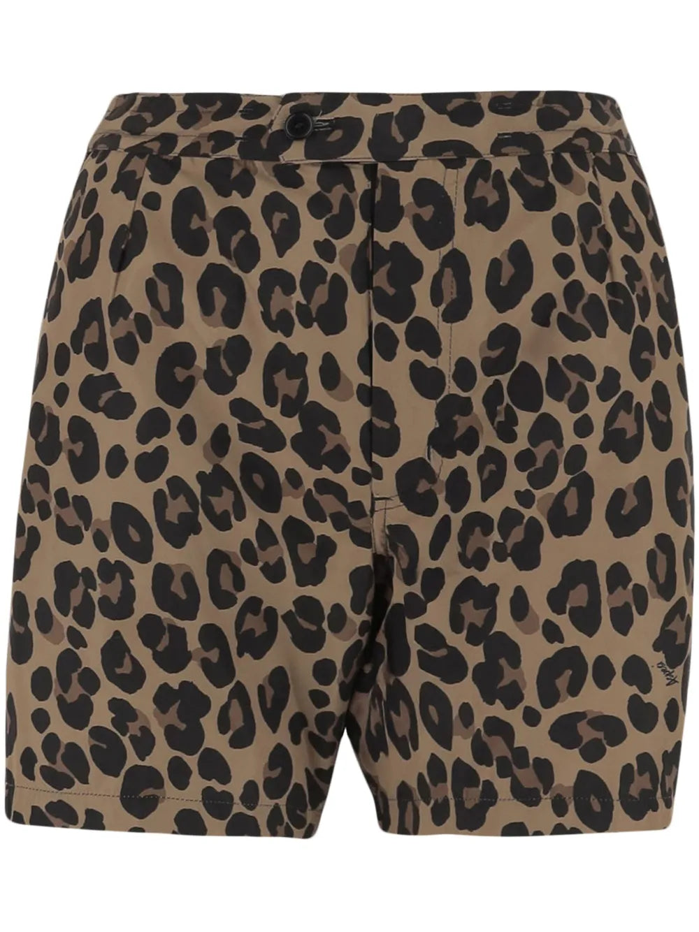 Leopard-Print Shorts
