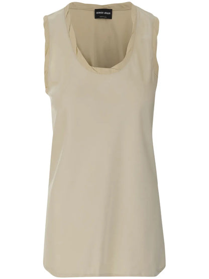 Scoop-Neck Longline Vest