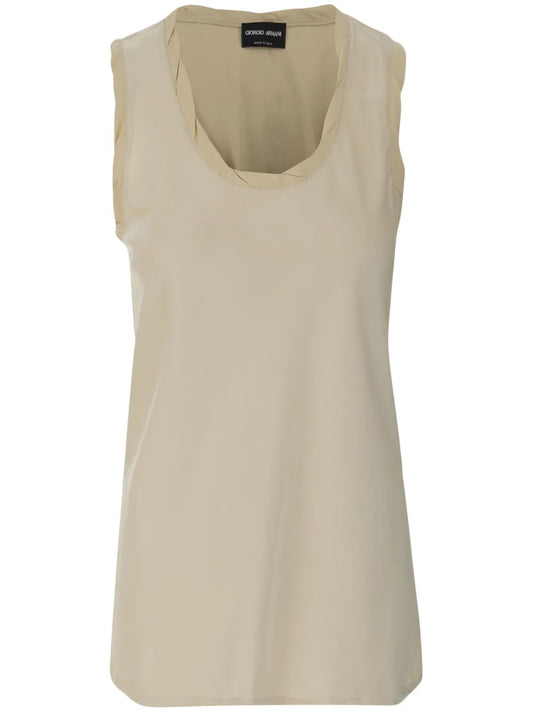 Scoop-Neck Longline Vest