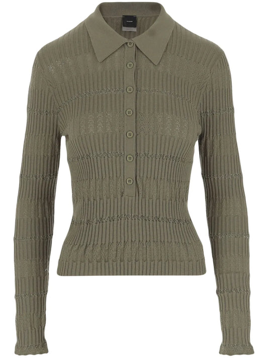 Polo-Collar Top
