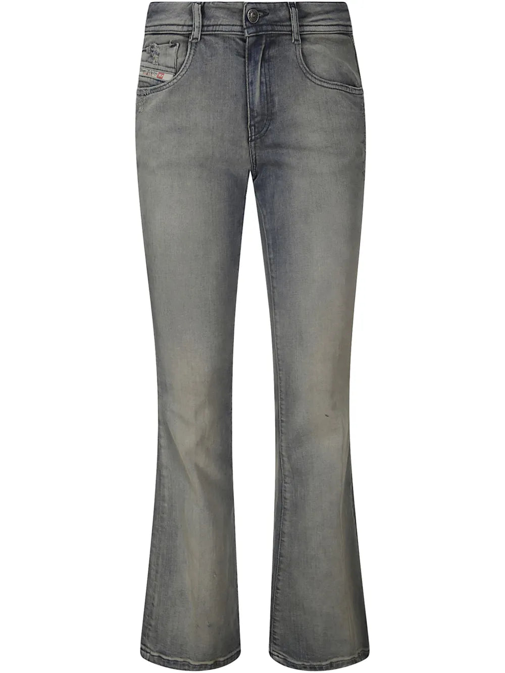 Embroidered Detailing Bootcut Jeans