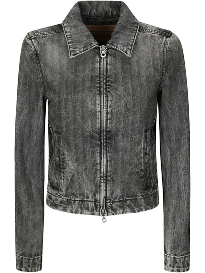 Distressed Denim Jacket