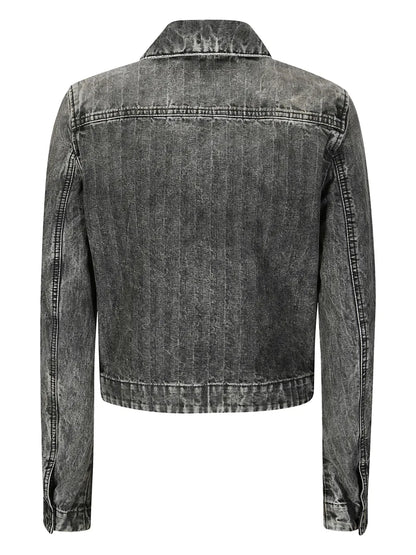 Distressed Denim Jacket